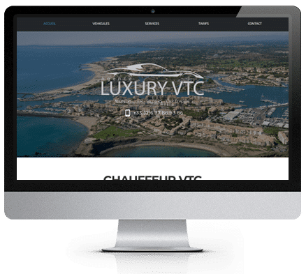 Création Site Internet Agence Luxury VTC