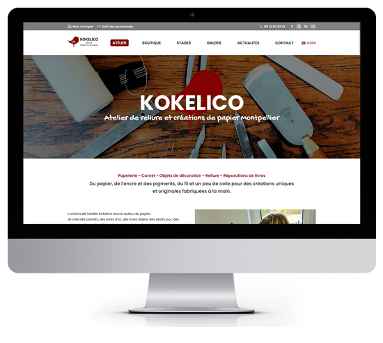 Création Site Internet Atelier Kokelico