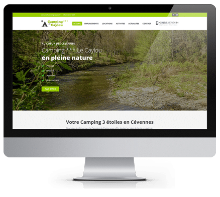Création Site Internet Camping Le Caylou